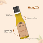 Wild Organic Cold Pressed Almond Hair Oil | Grocsy