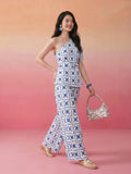 Janasya White Straight Crepe Pant Co-ord Sets | Grocsy