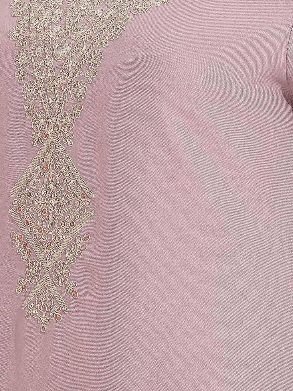 Janasya Lavender Straight Rayon Blend Top, Bottom & Dupatta | Grocsy