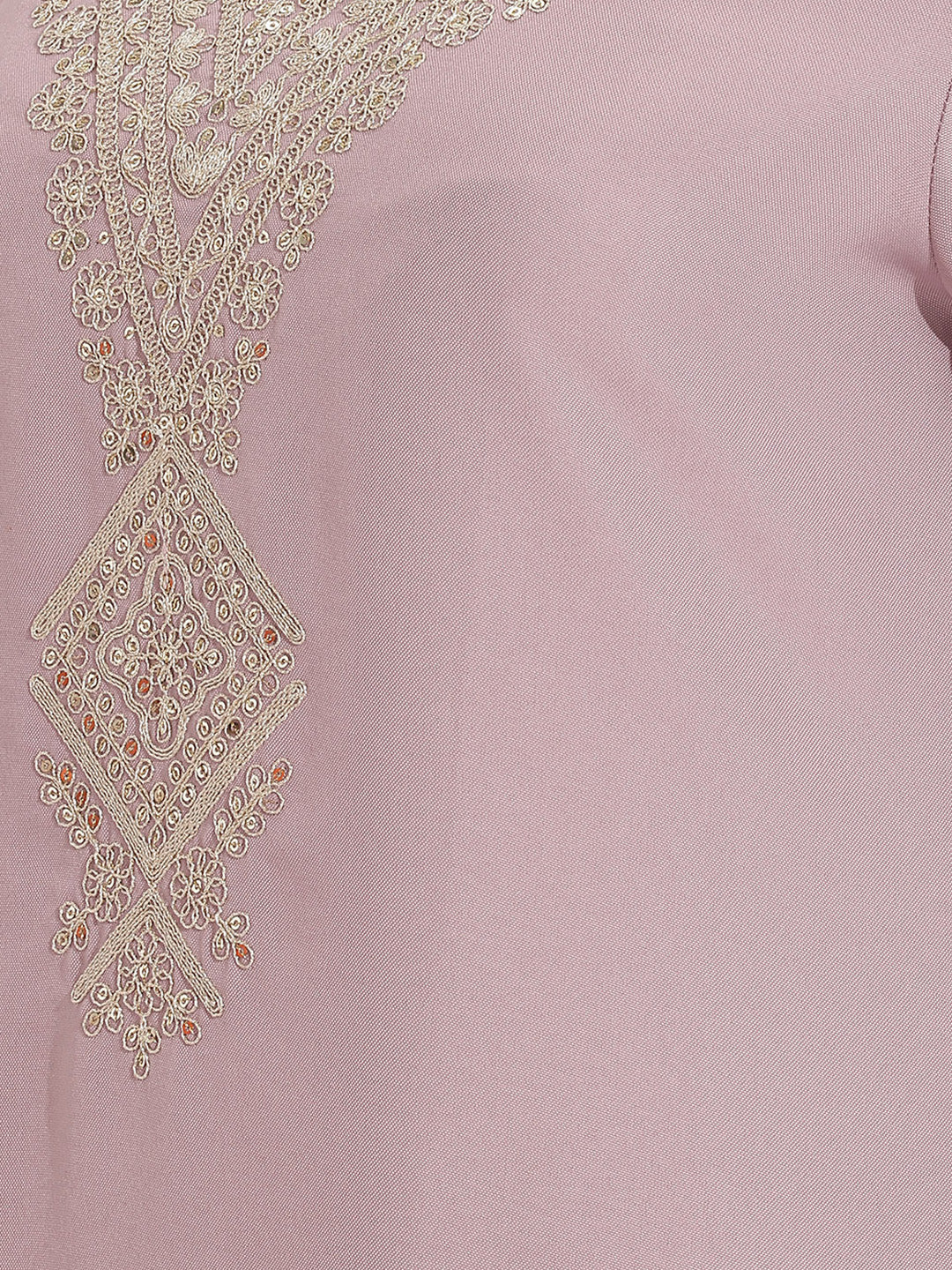Janasya Lavender Straight Rayon Blend Top, Bottom & Dupatta | Grocsy