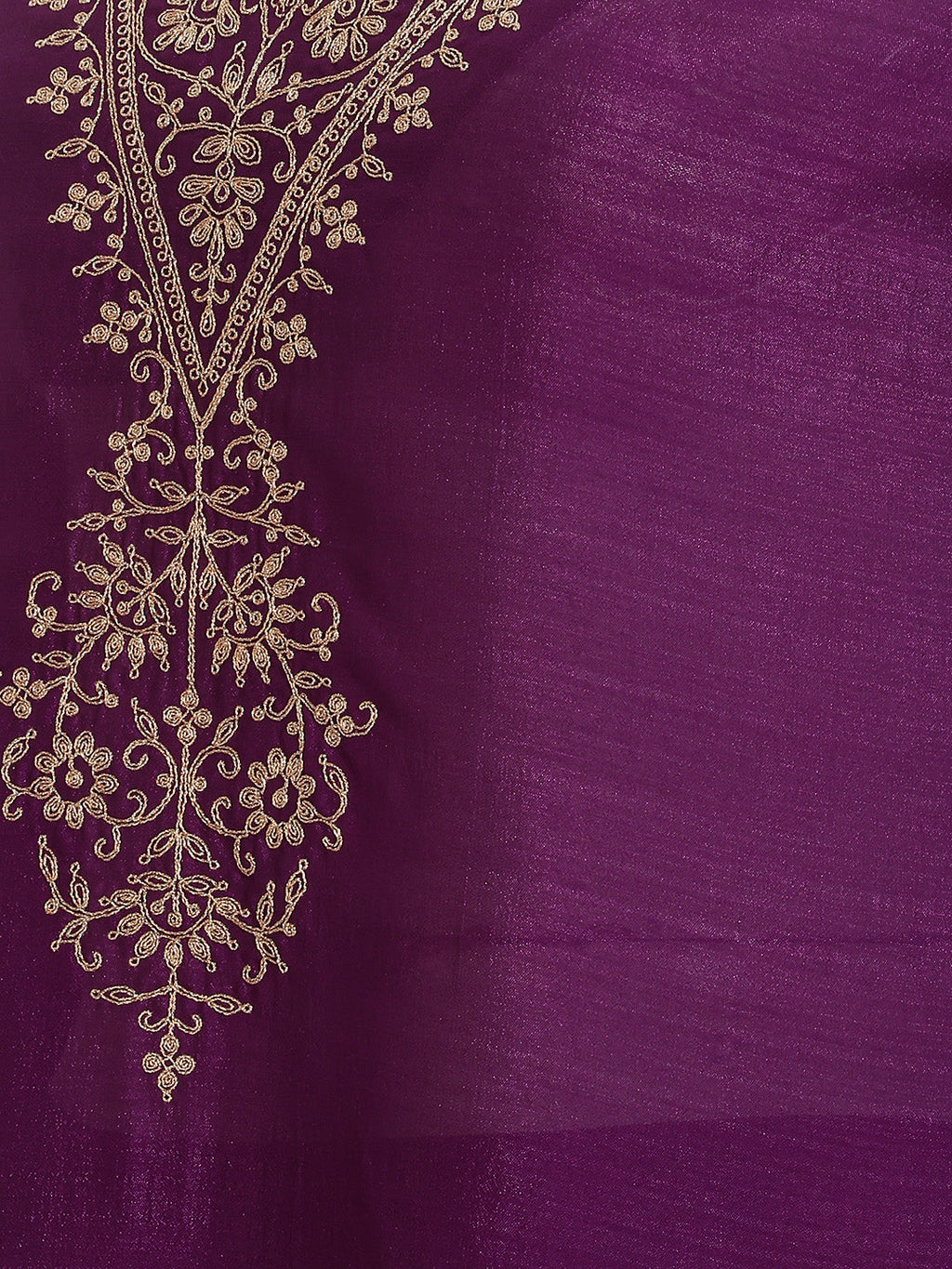 Janasya Purple Straight Silk Blend Kurta,Bottom & Dupatta | Grocsy