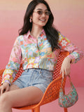 Janasya Multi Shirt Crepe Top | Grocsy