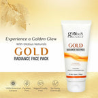 Globus Naturals Gold Radiance Anti Ageing & Brightening Face Pack | Grocsy