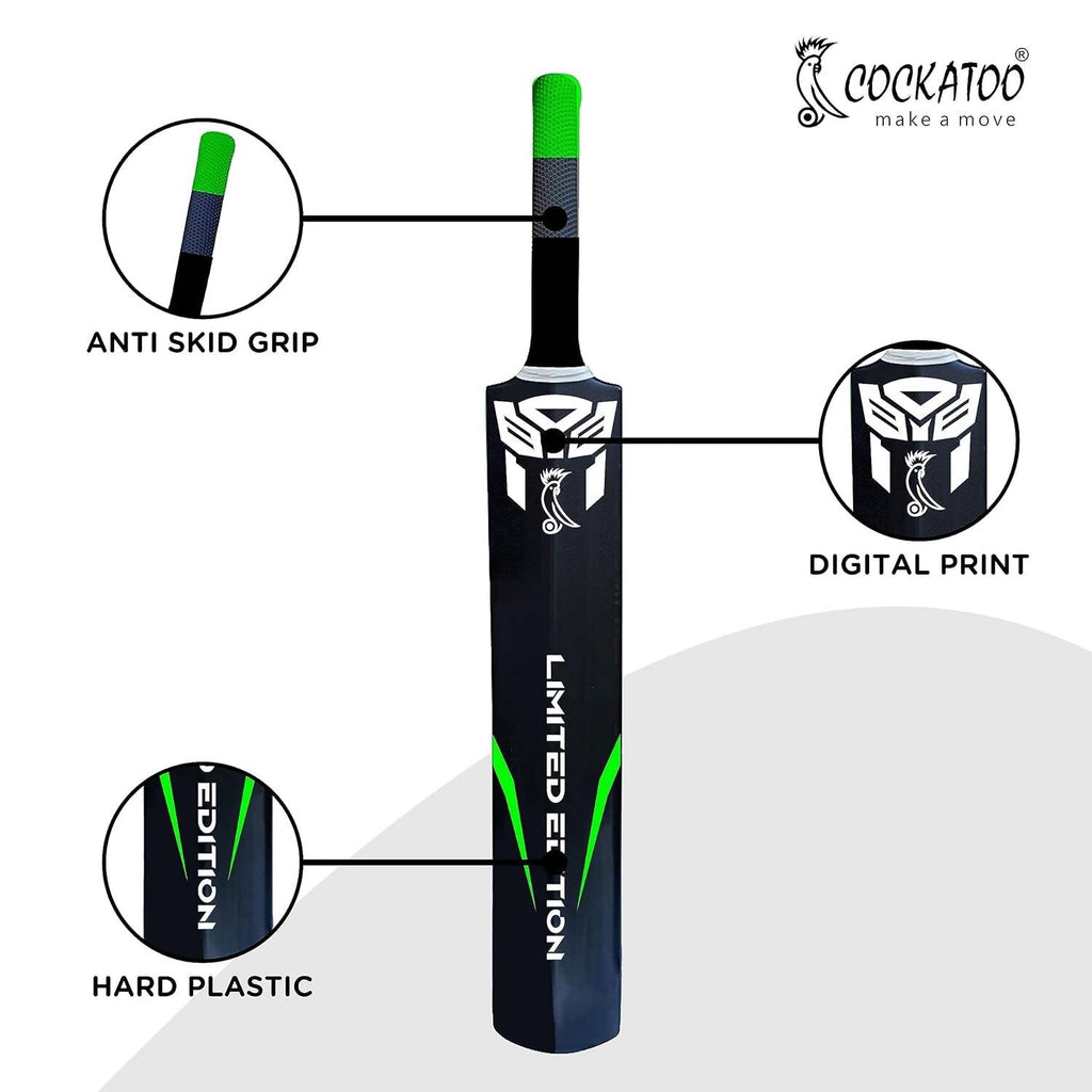 Cockatoo Destructor Plastic Cricket Bat | Grocsy