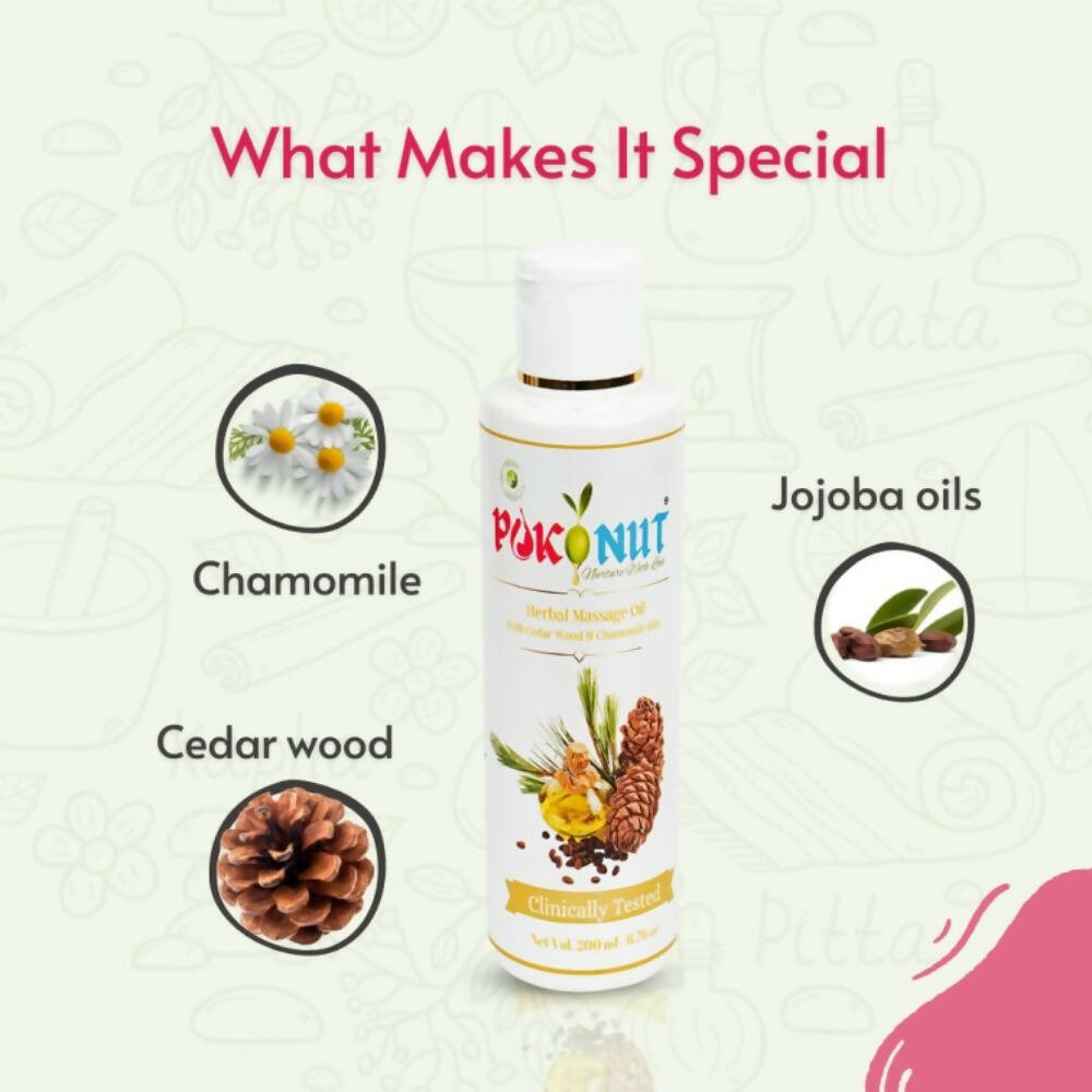 Pokonut Herbal Massage Oil | Grocsy