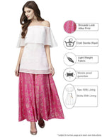 Ahalyaa Women's Traditional Wea Co-ods - White | Grocsy