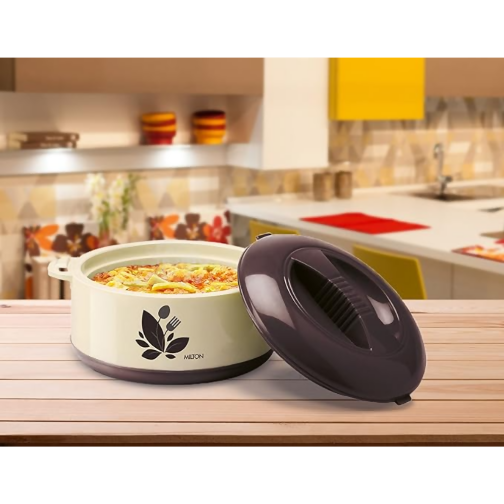Milton Orchid 1500 Inner Stainless Steel Serving Casserole with Lid | Grocsy