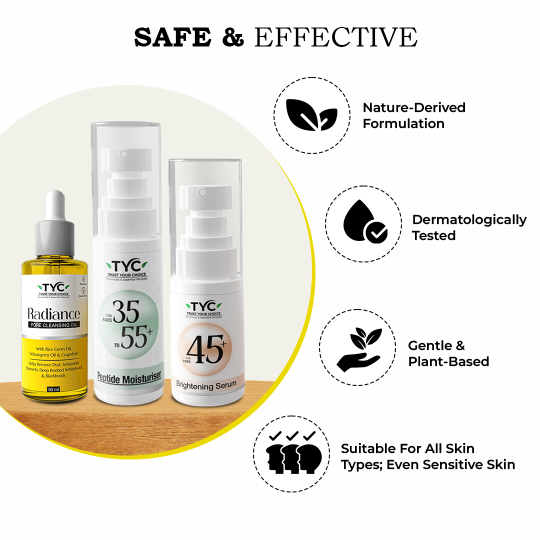 TYC Ultimate Trio for Skincare Transformation For Ages 45+ | Grocsy