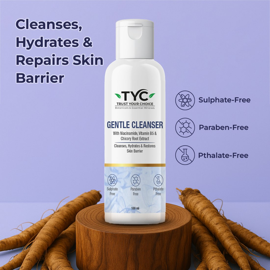 TYC Gentle Cleanser With Niacinamide, Vitamin B5 & Chicory Root Extract | Grocsy
