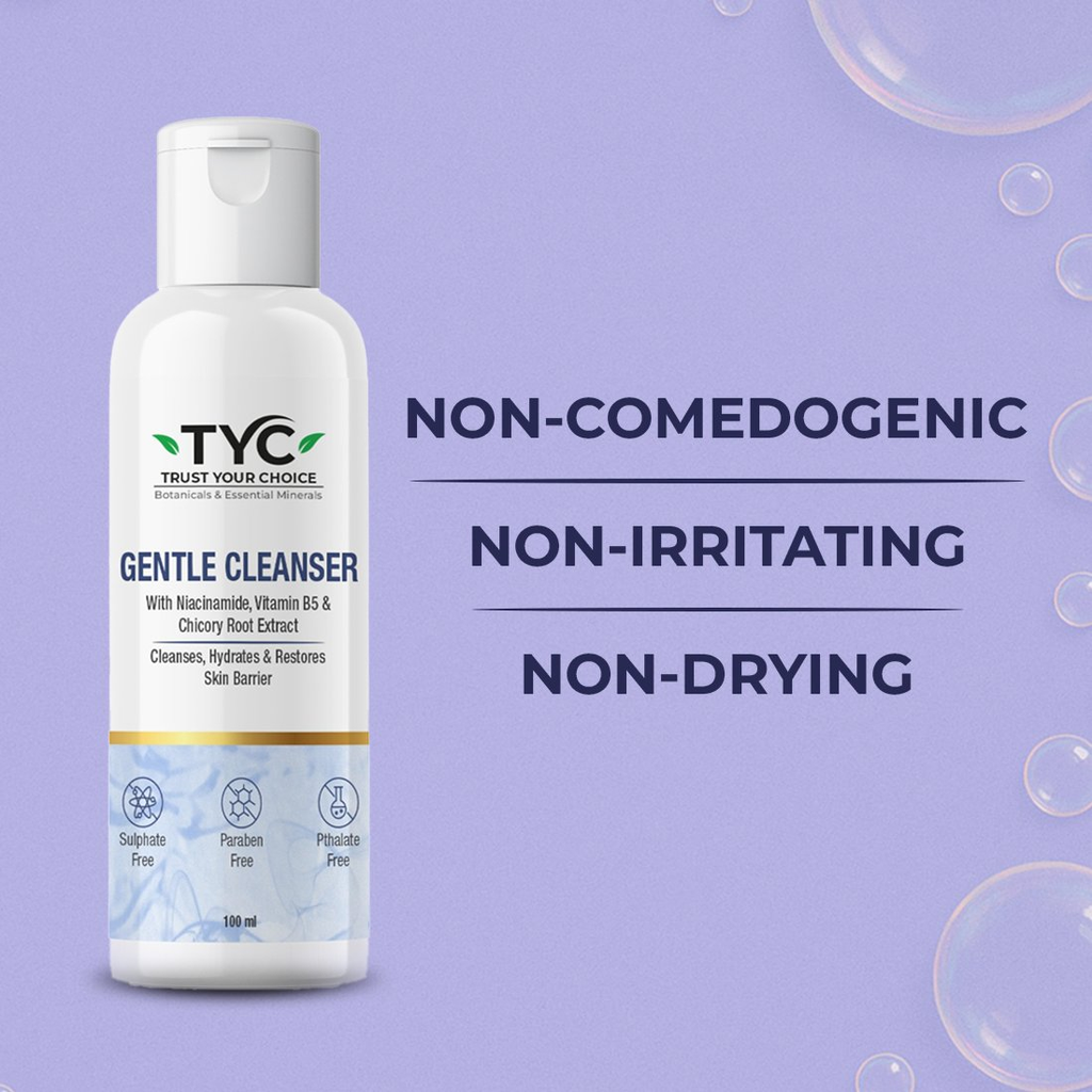 TYC Gentle Cleanser With Niacinamide, Vitamin B5 & Chicory Root Extract | Grocsy