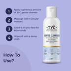 TYC Gentle Cleanser With Niacinamide, Vitamin B5 & Chicory Root Extract | Grocsy