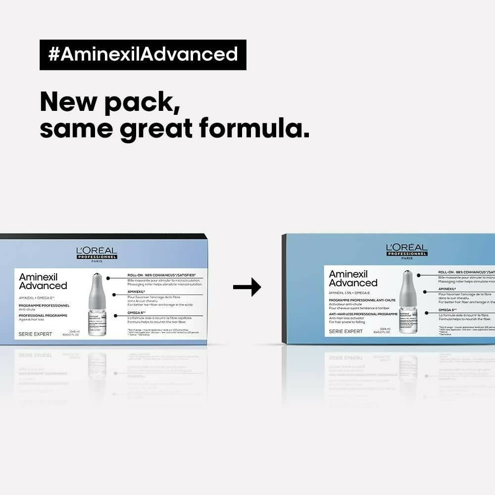 L'Oreal Paris Professionnel Scalp Advanced Anti-Hair Loss Activator Programme & Aminexil Advanced & With Omega 6 | Grocsy
