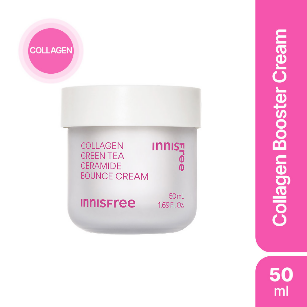 Innisfree Collagen Booster Green Tea Ceramide Bounce Cream | Grocsy