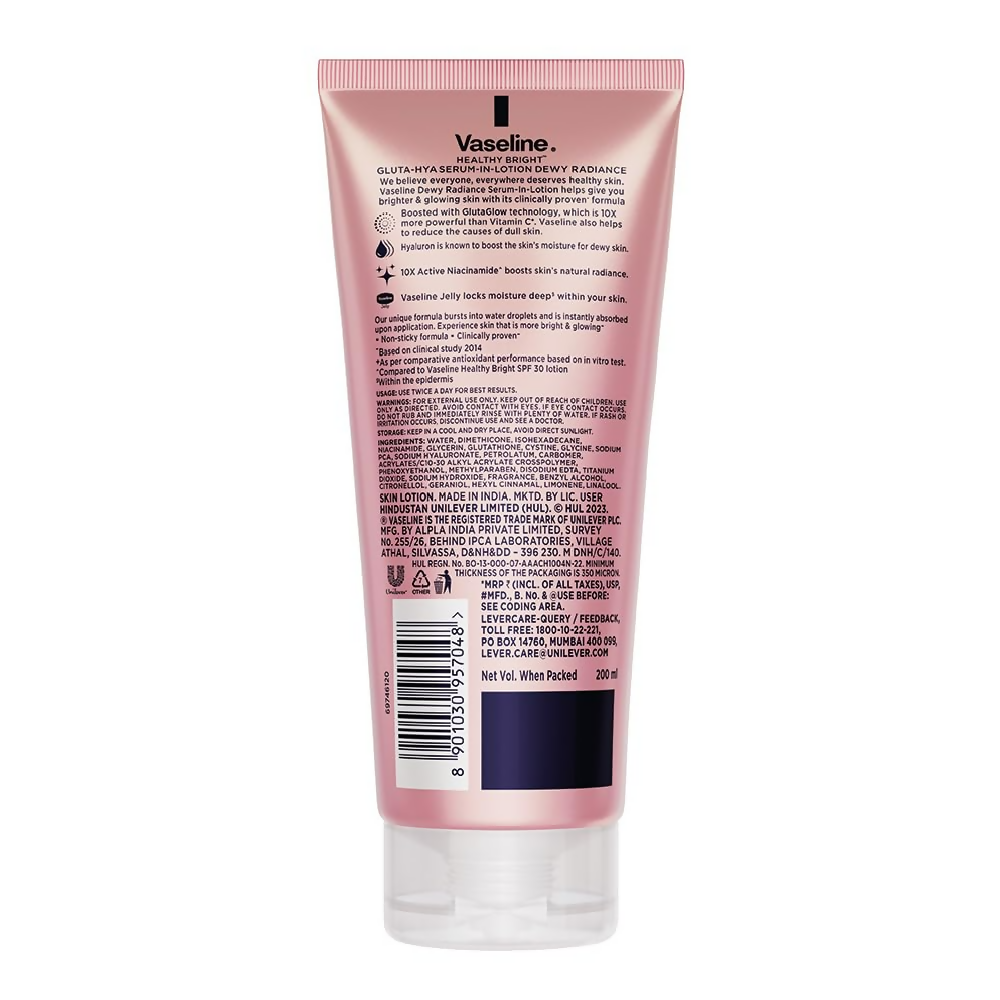 Vaseline Gluta-Hya Dewy Radiance Serum-In-Lotion | Grocsy