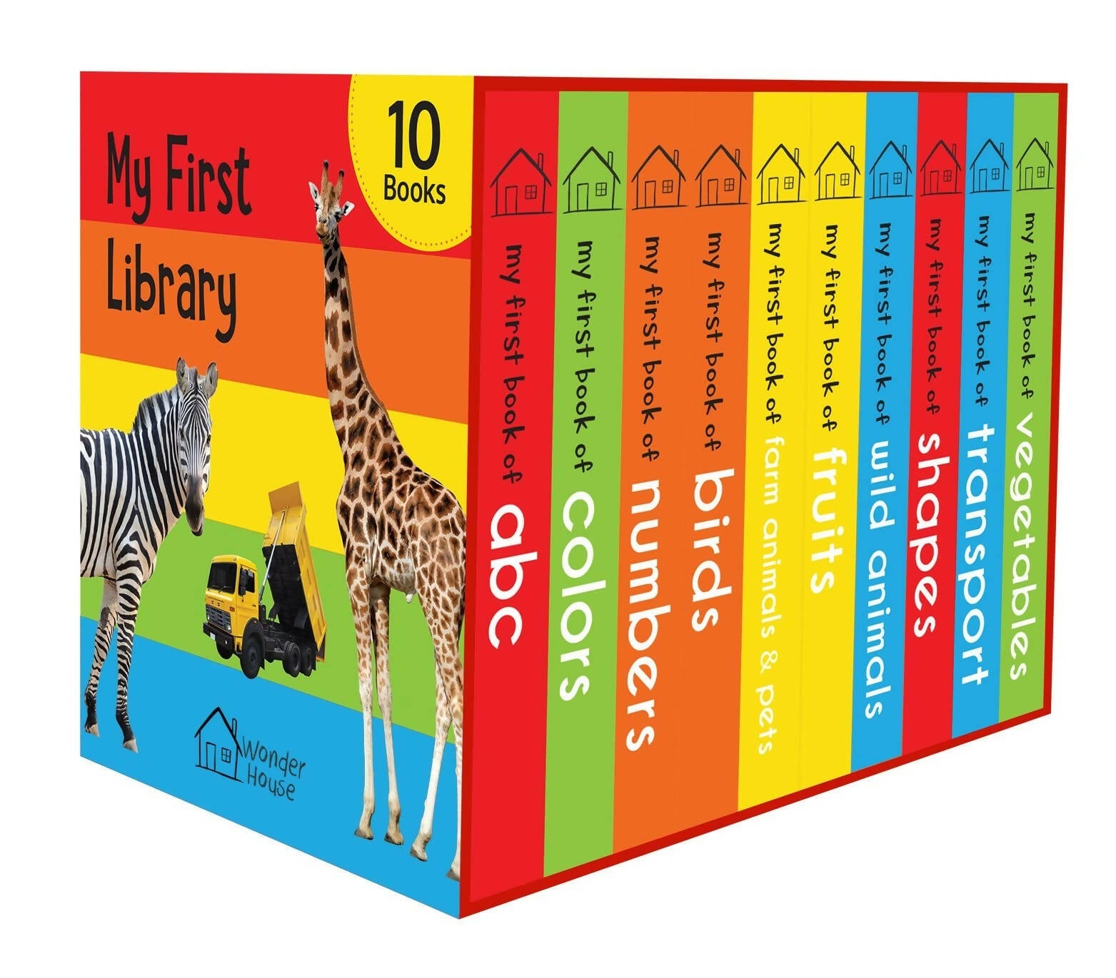 Wonder House Books My First Mini Library : Boxset of 10 Board Books | Grocsy