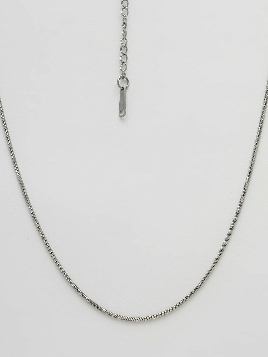 NVR Women's Set of 2 Silver & Gold Rhodium-Plated Minimal Chain | Grocsy