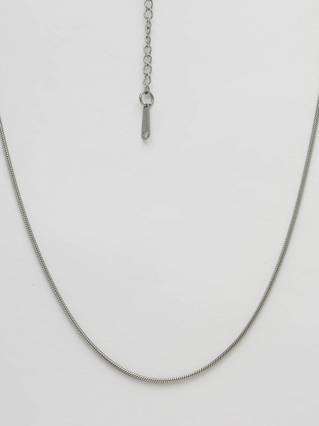 NVR Women's Set of 2 Silver & Gold Rhodium-Plated Minimal Chain | Grocsy