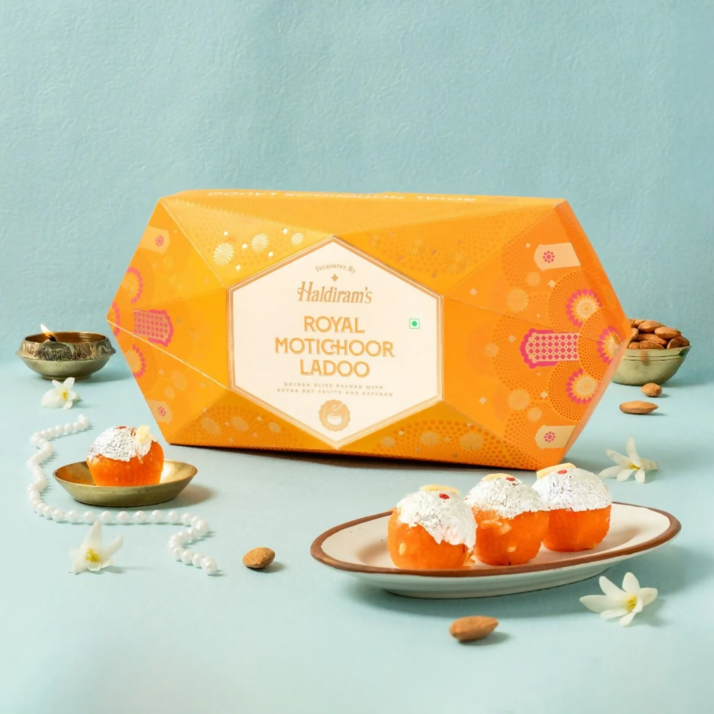 Haldiram's Royal Moti Choor Ladoo | Grocsy