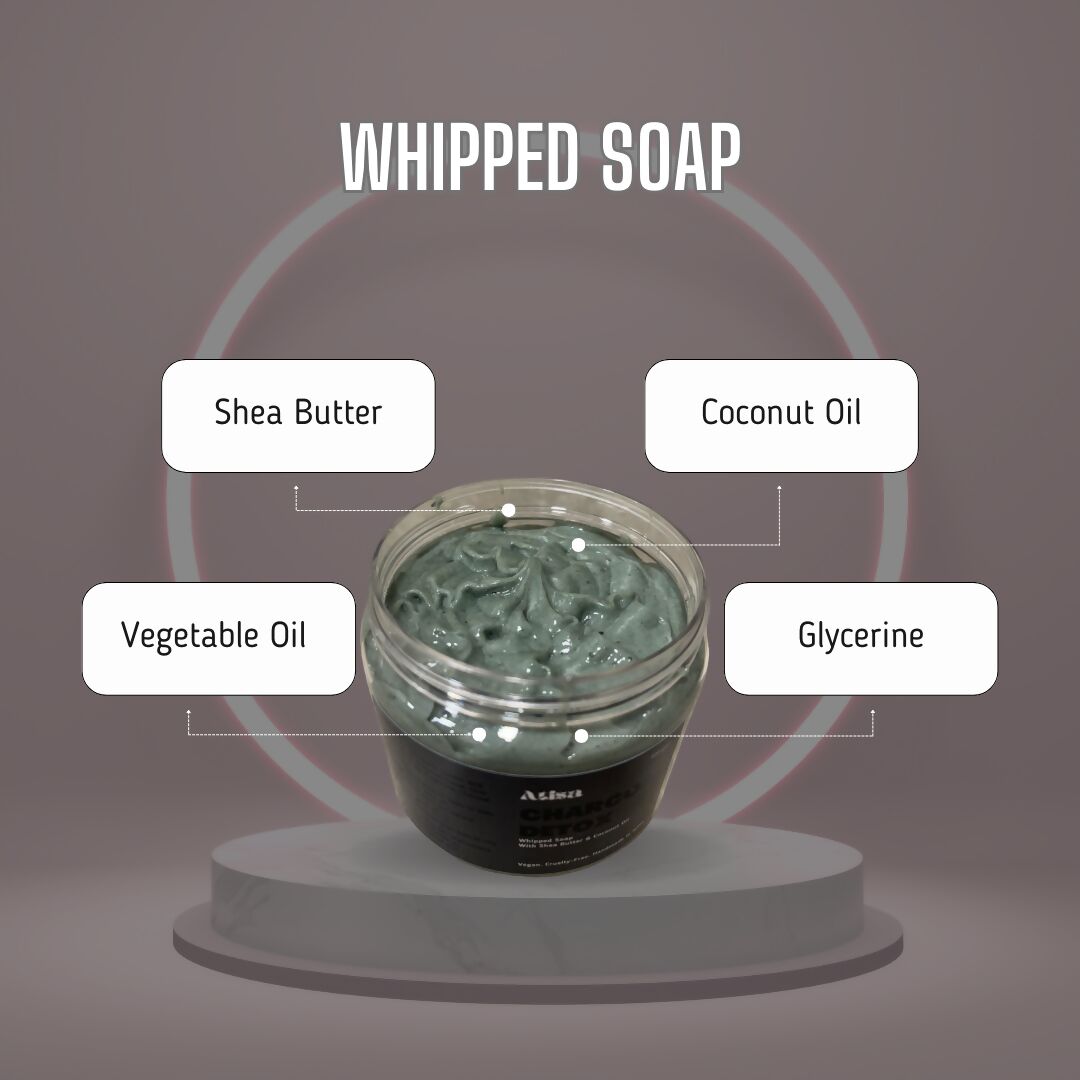 Atisa Charcoal Detox Whipped Soap | Grocsy