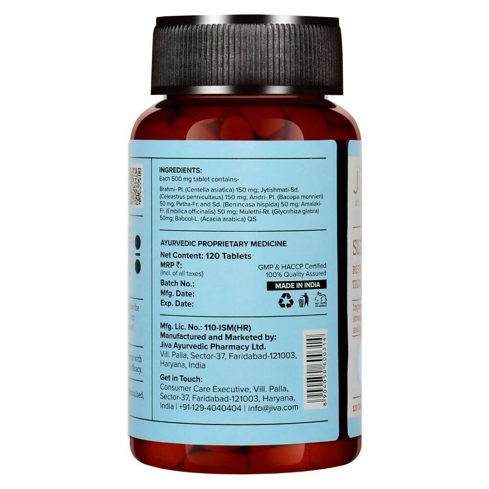 Jiva Ayurveda Sleep Well Tablets | Grocsy