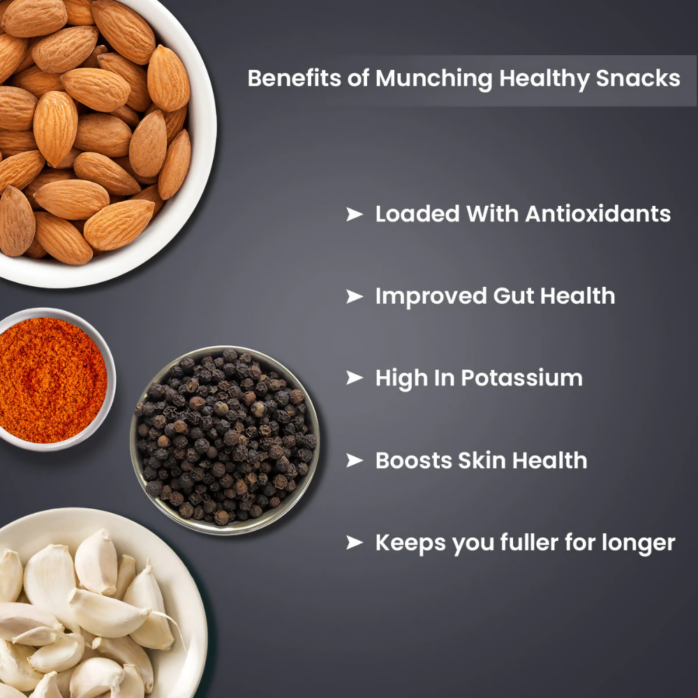 Sorich Organics Salted & Black pepper Almonds | Grocsy
