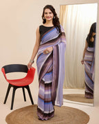 Multi Georgette Designer Printed Ready To Wear Saree - Ibiza | Grocsy
