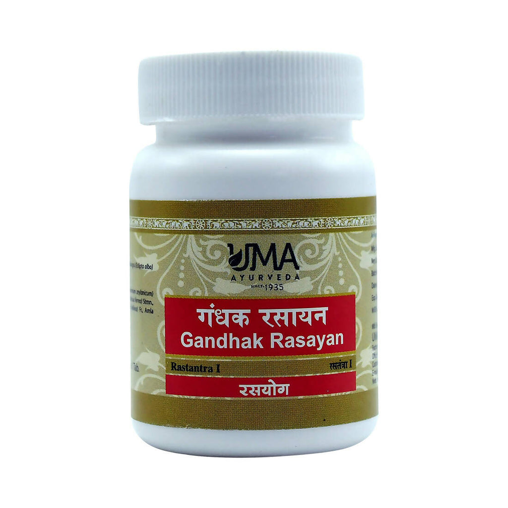 Uma Ayurveda Gandhak Rasayan Tablets | Grocsy