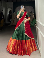 Lehenga Mart Designer Wedding Lehenga Choli For Women - Green | Grocsy