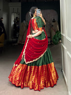 Lehenga Mart Designer Wedding Lehenga Choli For Women - Green | Grocsy