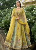 Vegaa Fashion Multicolor Silk Embroidered & Hand Work Wedding Wear Lehenga Choli | Grocsy