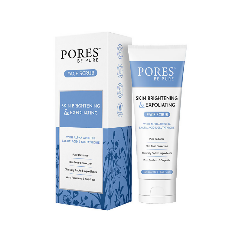 Pores Be Pure Glutathione Face Scrub | Grocsy