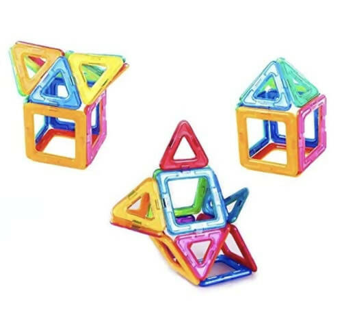 Kipa MagPlay Magnetic Blocks 12 pcs DIY Kids Toy Set Building Educational Toys with Smart Outdoor BagPack for Kids Children Magnetic Blocks for Kids | Grocsy