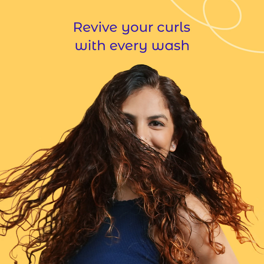 Arata Advanced Curl Care Hair Shampoo For Dry & Frizzy Hair - Murumuru Butter Evening Primrose Oil | Grocsy