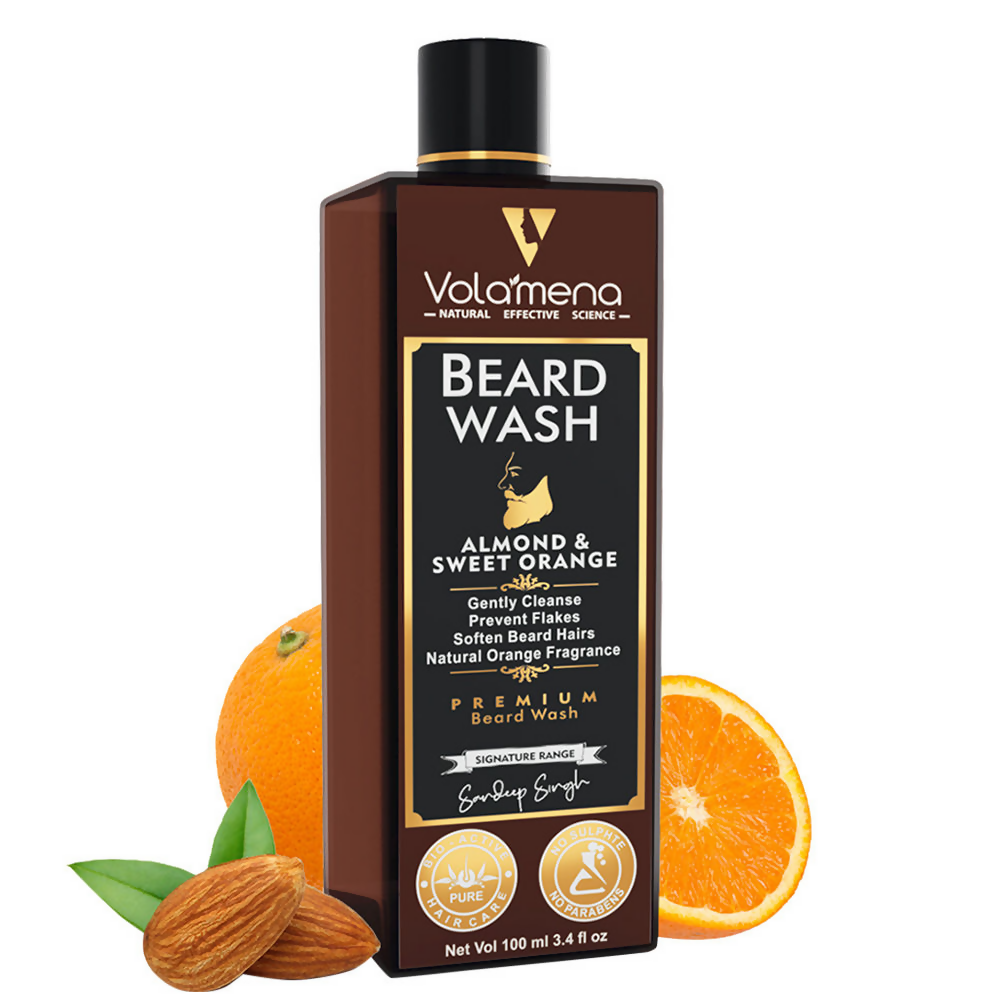 Volamena Almond & Sweet Orange Beard Wash | Grocsy