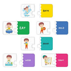 Webby Action Words 2 Pieces Learning Pack Jigsaw Puzzle For Kids | Grocsy