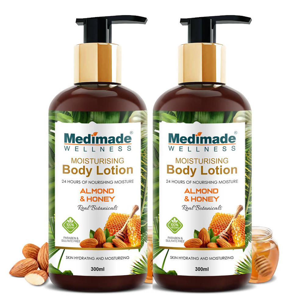 Medimade Wellness Almond and Honey Moisturising Body Lotion | Grocsy