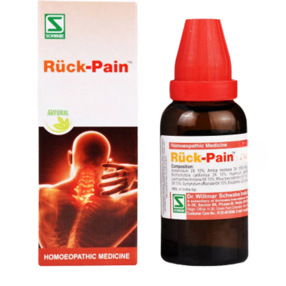 Dr. Willmar Schwabe India Ruck-Pain Drops | Grocsy
