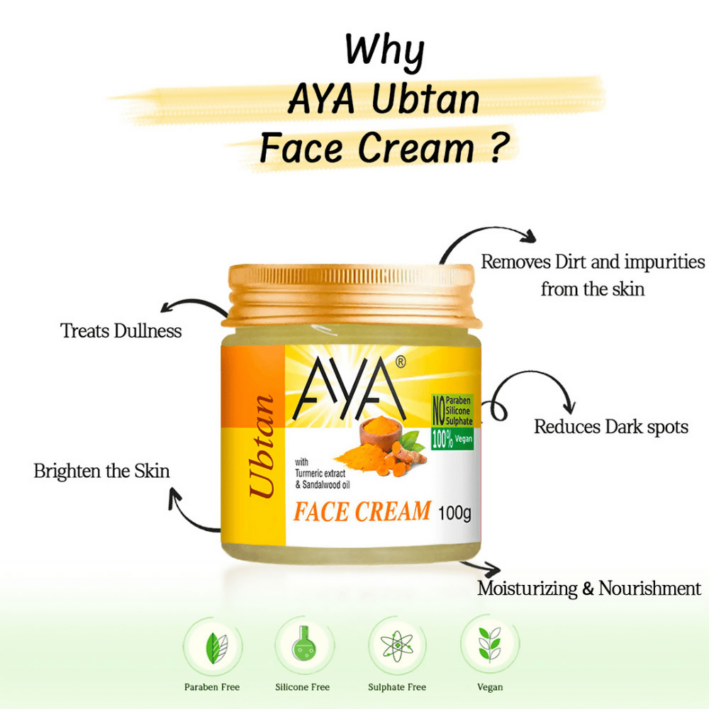 AYA Ubtan Face Cream | Grocsy