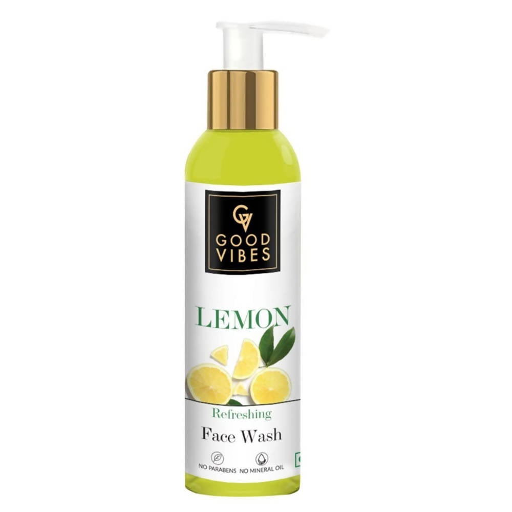 Good Vibes Lemon Refreshing Face Wash | Grocsy