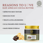 Buddha Natural Cocoa Butter Unrefined - o Help protect the skin, moisturized & hydrated Skin | Grocsy