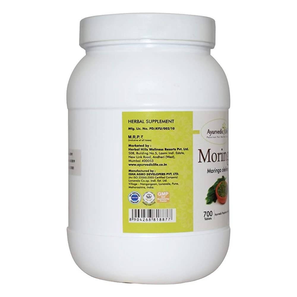 Ayurvedic Life Moringa Tablets | Grocsy