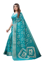 Vamika Rama Green Linen Zari Border Saree | Grocsy