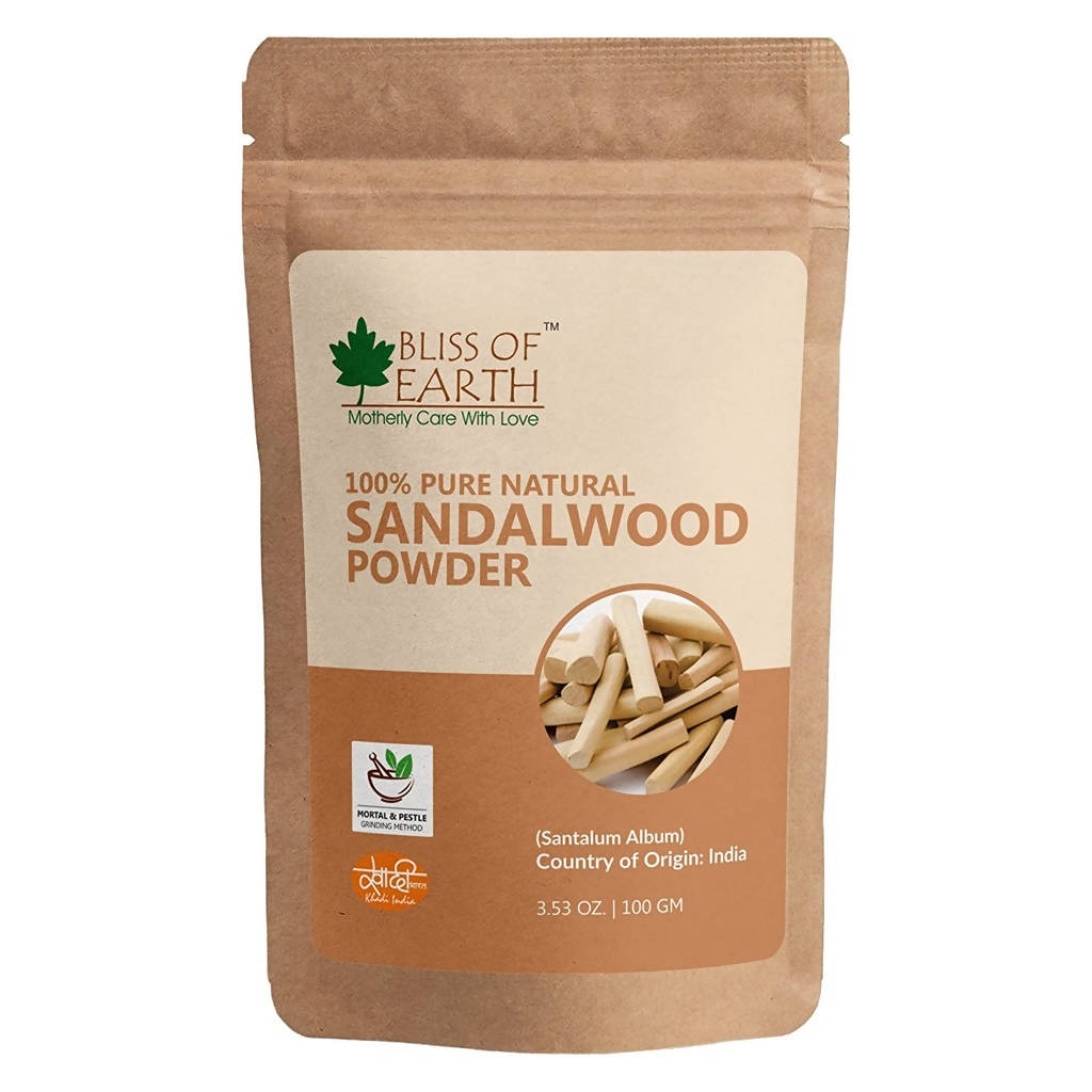 Bliss of Earth 100% Pure Natural Sandalwood Powder | Grocsy