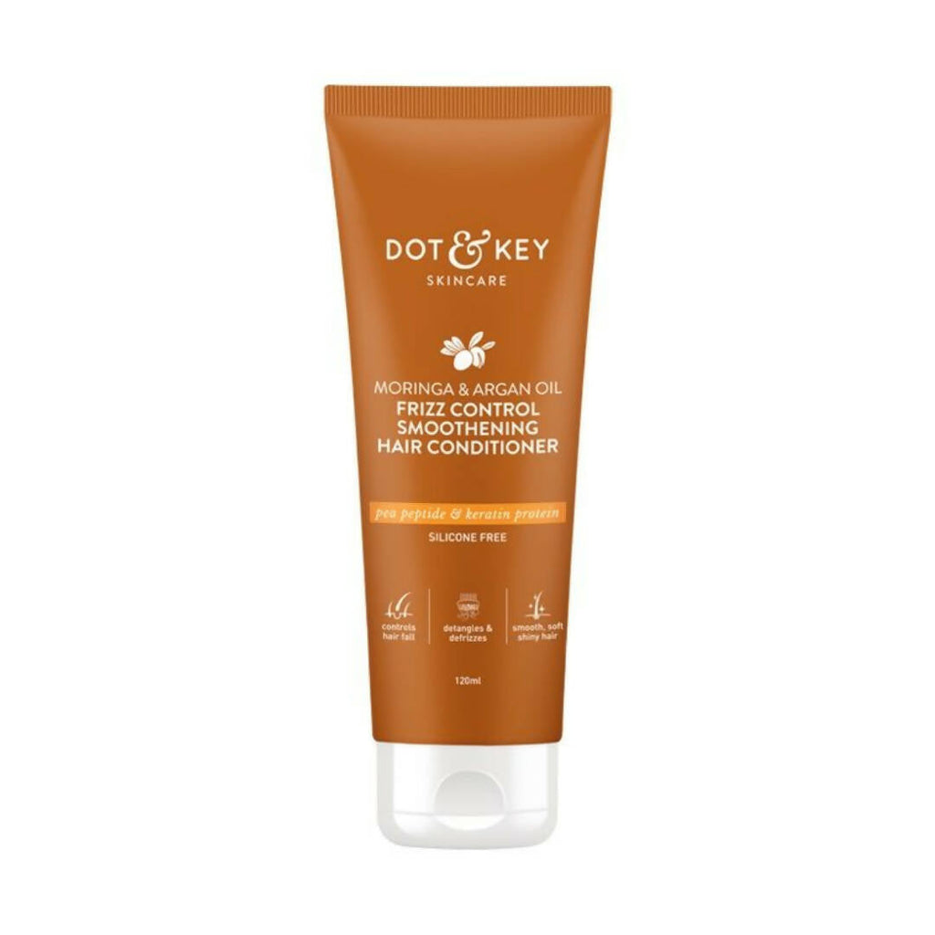 Dot & Key Moringa & Argan Oil Fizz Control Smoothening Hair Conditioner | Grocsy
