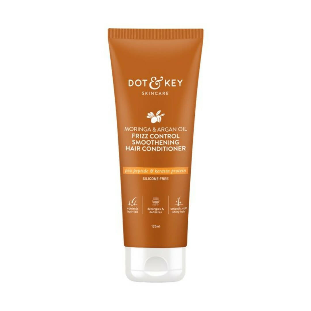 Dot & Key Moringa & Argan Oil Fizz Control Smoothening Hair Conditioner | Grocsy