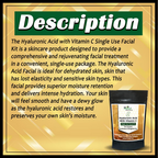 VedicAyurveda Hyaluronic Acid With Vitamin C Facial kit | Grocsy