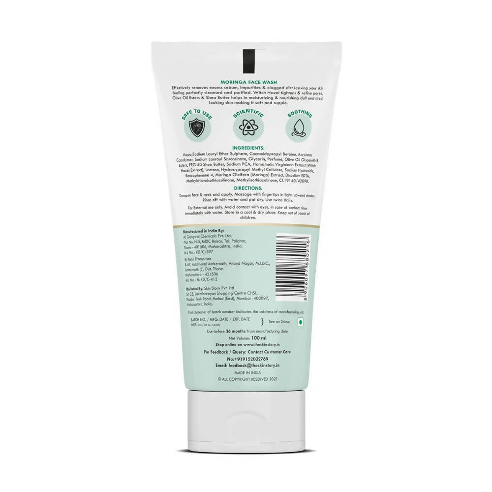 The Skin Story Moringa & Shea Butter Face wash | Grocsy