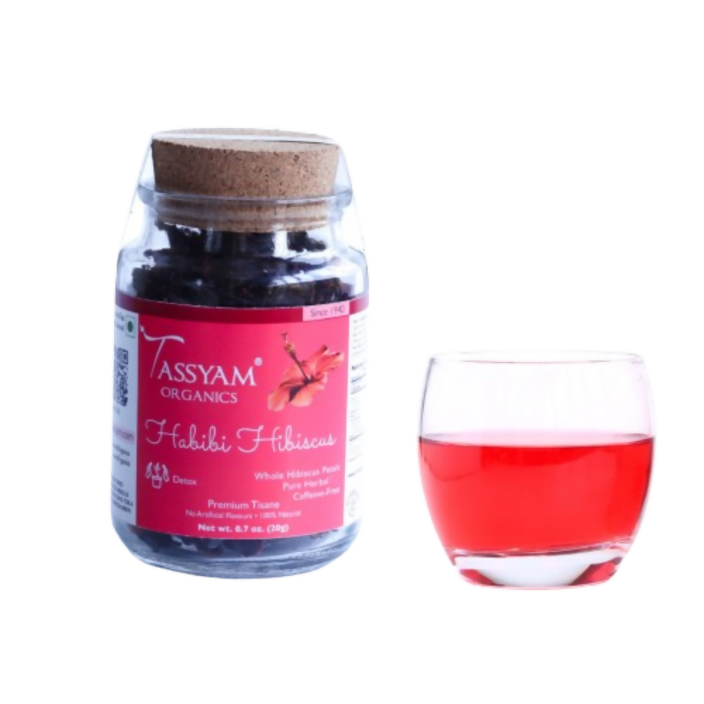 Tassyam Organics Habibi Hibiscus Petals Herbal Tisane | Grocsy