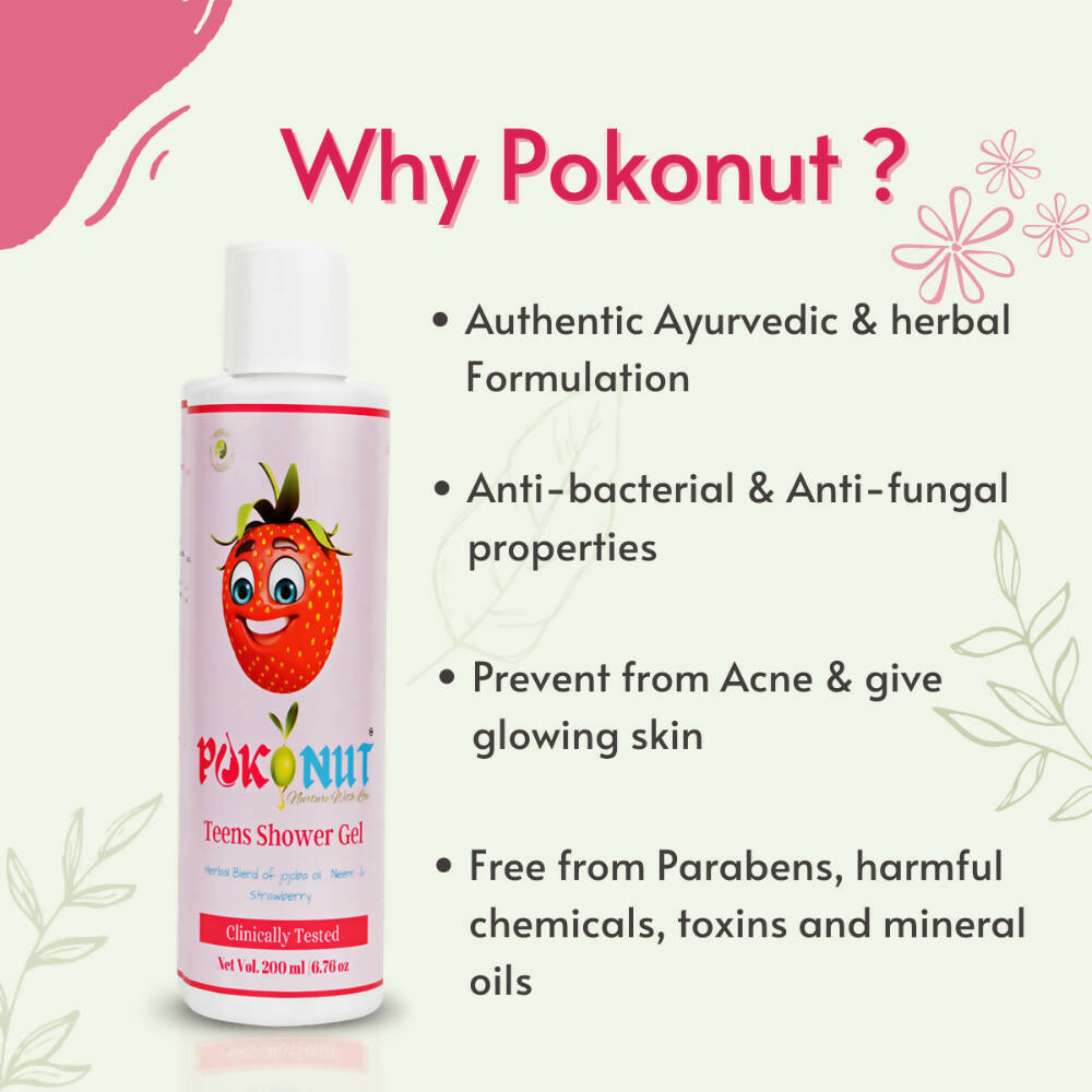 Pokonut Herbal Teen Shower Gel | Grocsy