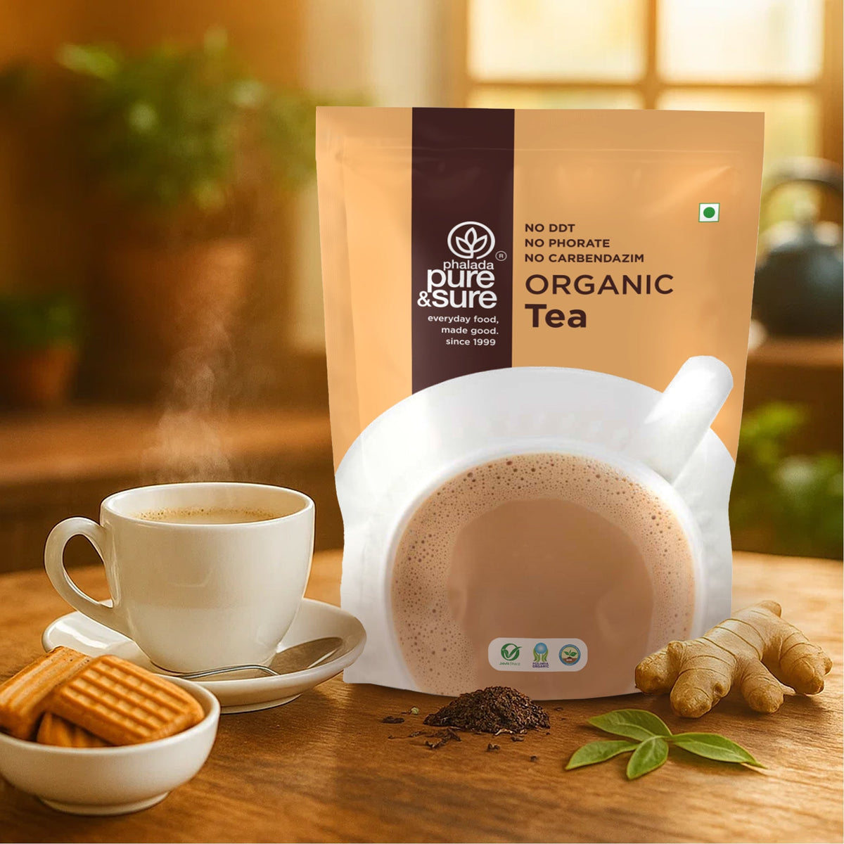 Pure & Sure Organic Tea Powder | Grocsy